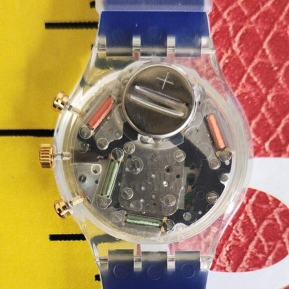 Swatch watch IOC 100 SCZ101 94 Olympic Specials Chronograph watch New Old stock - Picture 7 of 10